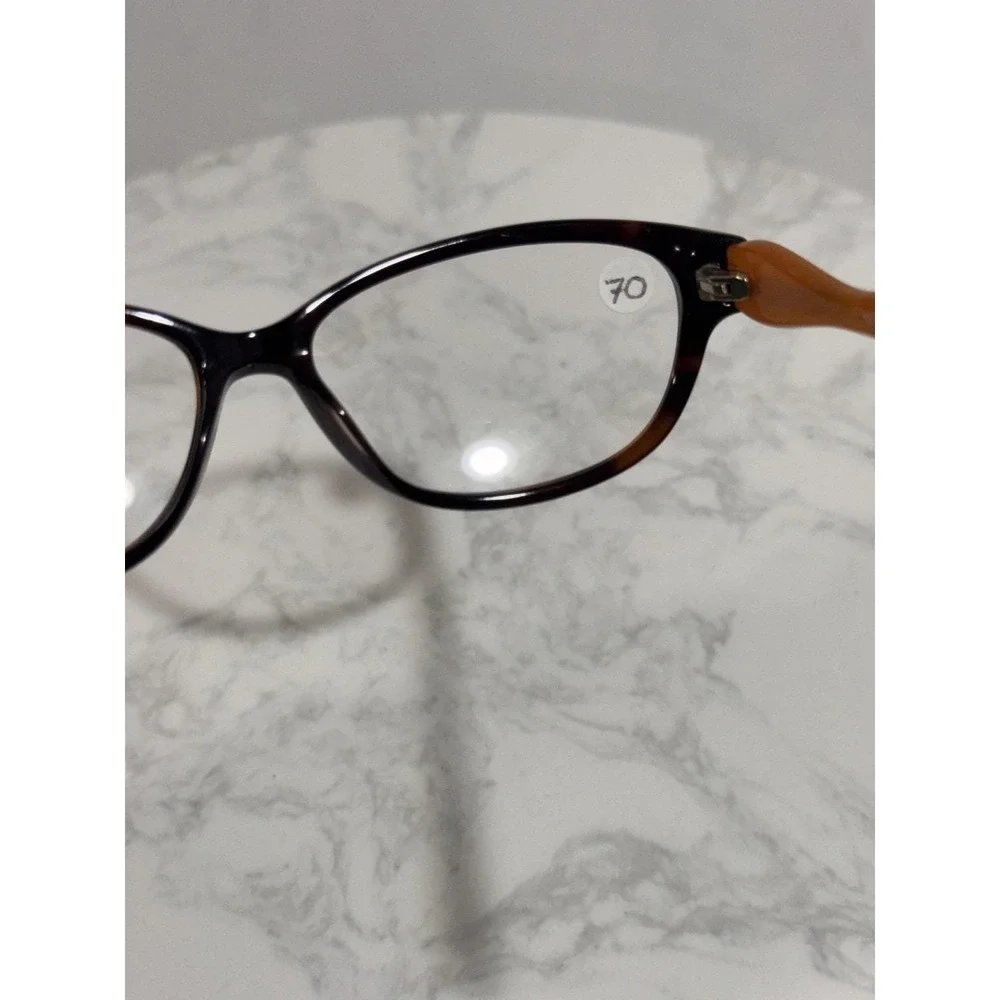 Betsey Johnson Nefertiti BJ0131 Eyeglass Frames Espresso Orange